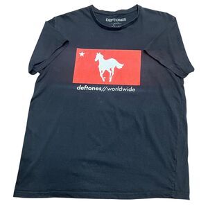 Deftones White Pony Worldwide Tour Rock Band Punk T Shirt Size Medium Y2k